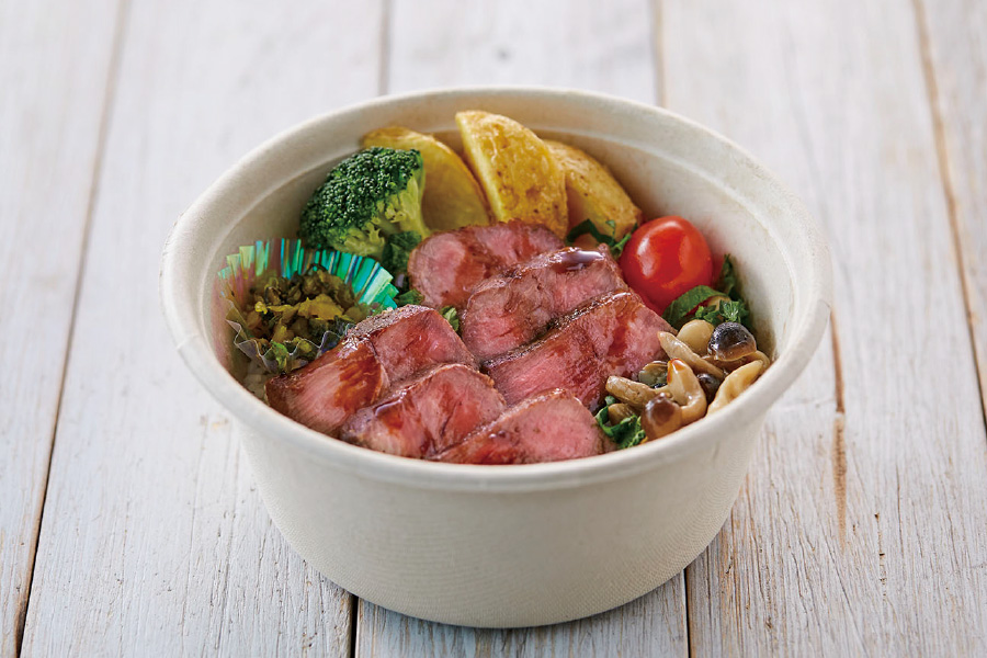 アンガス牛使用ステーキ丼